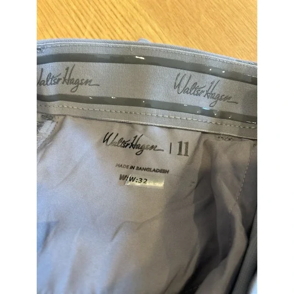 Walter Hagen Perfect 11 Stretch Waistband Golf Shorts Grey-sz 32 - Picture 5 of 5